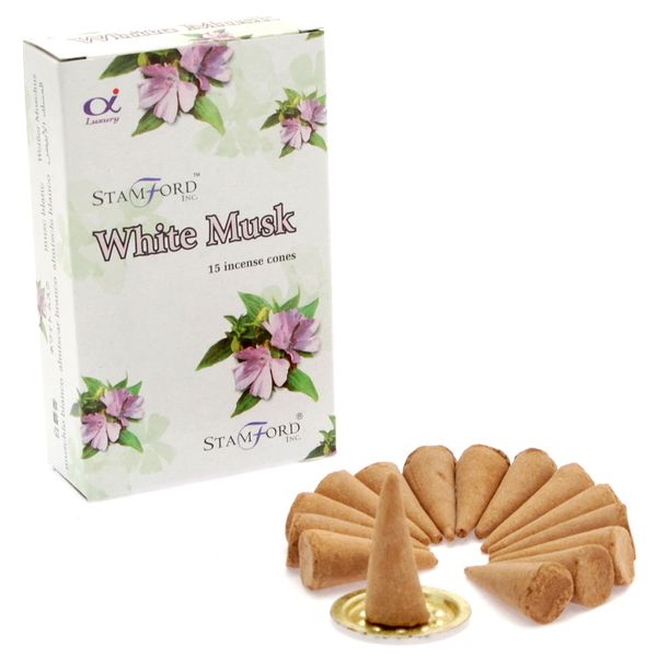 Stamford Premium Wierook Kegels - Witte Muskus