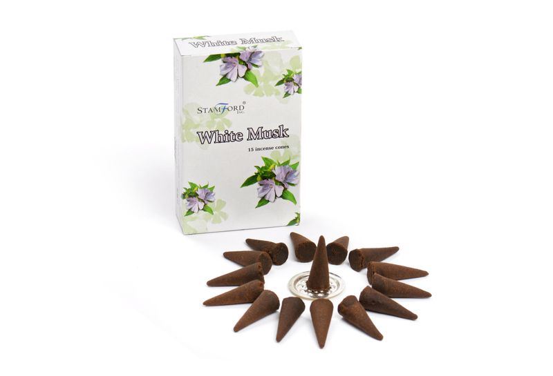 Stamford Premium Wierook Kegels - Witte Muskus