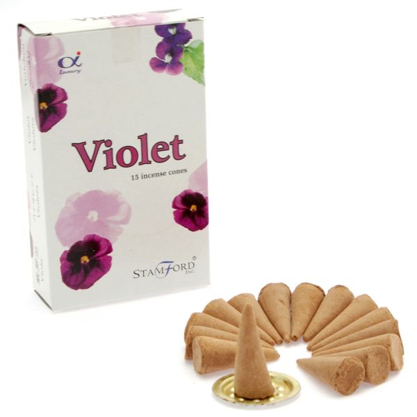 Stamford Premium Wierook Kegels - Viooltjes