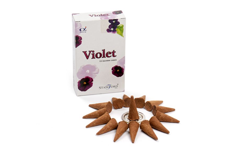 Stamford Premium Wierook Kegels - Viooltjes