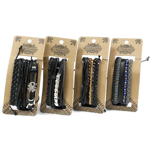 Herenarmbanden Sets - Zwart & Macho (assorti)