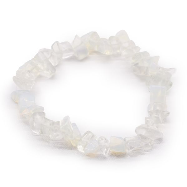 Geslepen Edelstenen Stukjes Armband - Opaliet