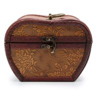 1920's Stijl Doos - Appelvorm - Bloem Motief