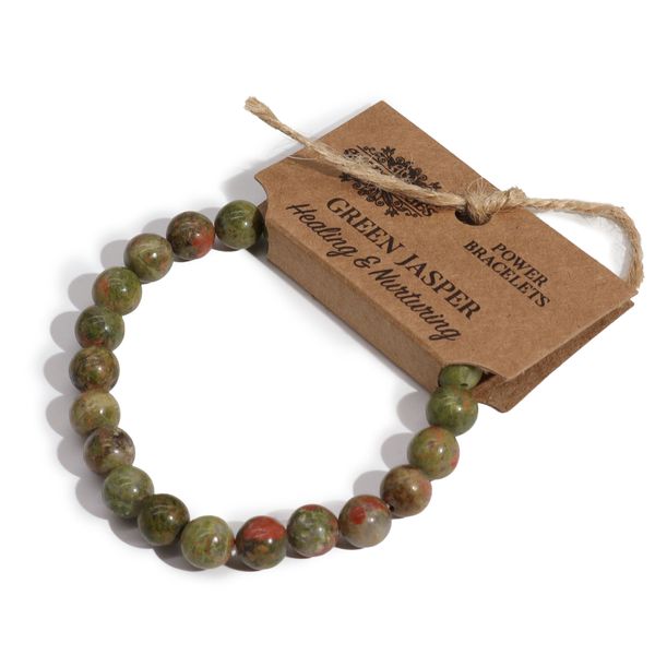Power Armband - Groene Jaspis
