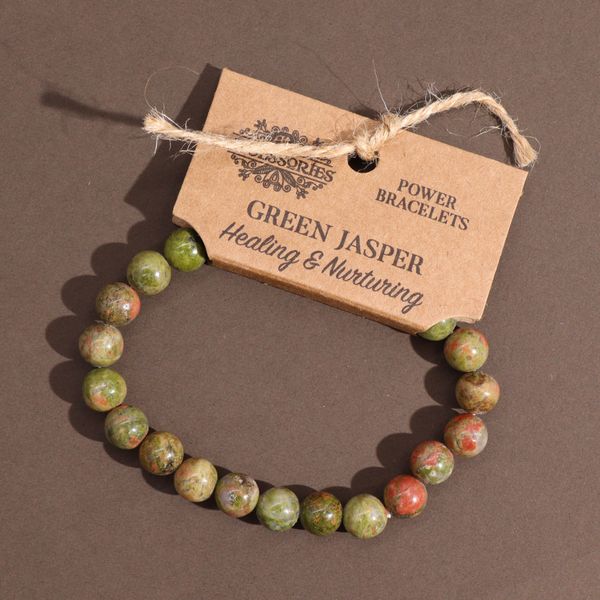 Power Armband - Groene Jaspis