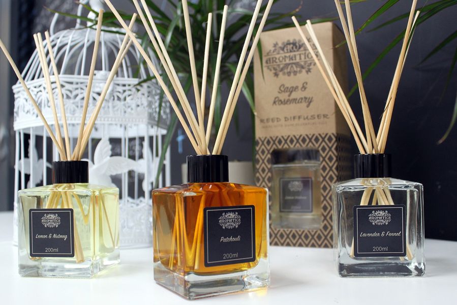 Pure Essentiële Oliën Reed Diffusers - Citroen Verbena - 200ml