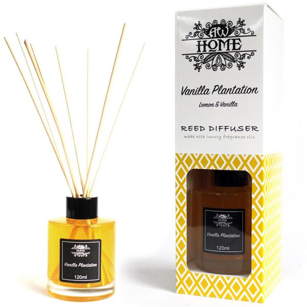 Aromatische Riet Diffuser Luchtverfrisser - 120ml - Vanille