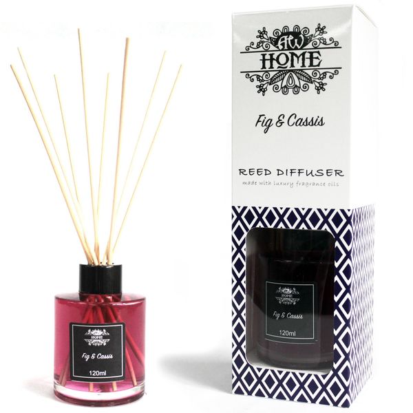 Aromatische Riet Diffuser Luchtverfrisser - 120ml - Vijg & Cassis