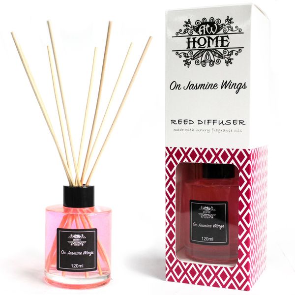 Aromatische Riet Diffuser Luchtverfrisser - 120ml - Jasmijn