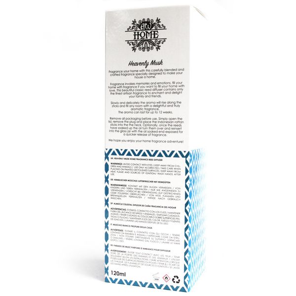 Aromatische Riet Diffuser Luchtverfrisser - 120ml - Hemelse Musk