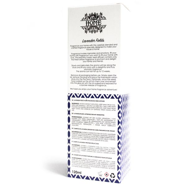 Aromatische Riet Diffuser Luchtverfrisser - 120ml - Lavendel