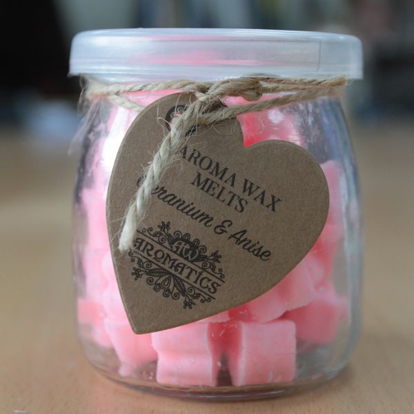 Aroma Soya-was Melts - Geranium & Anijs
