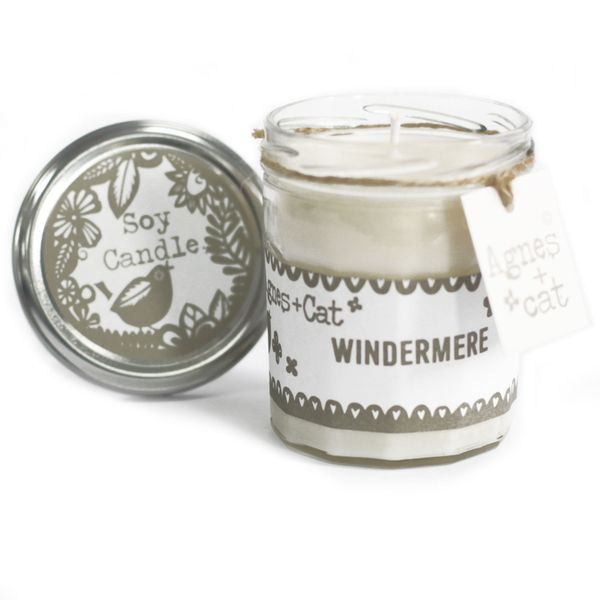 220g Sojawas Kaars in Jampot  - Windermere