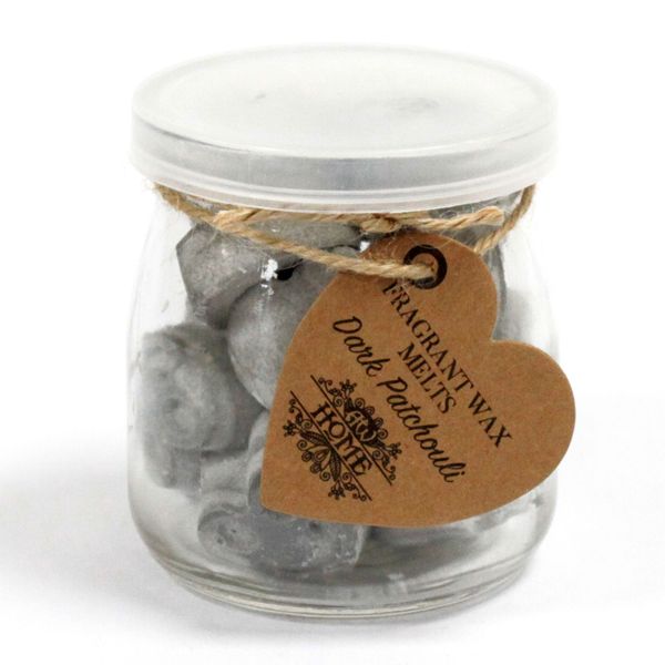 Sojawas Melts in Glazen Pot - Donker Patchouli