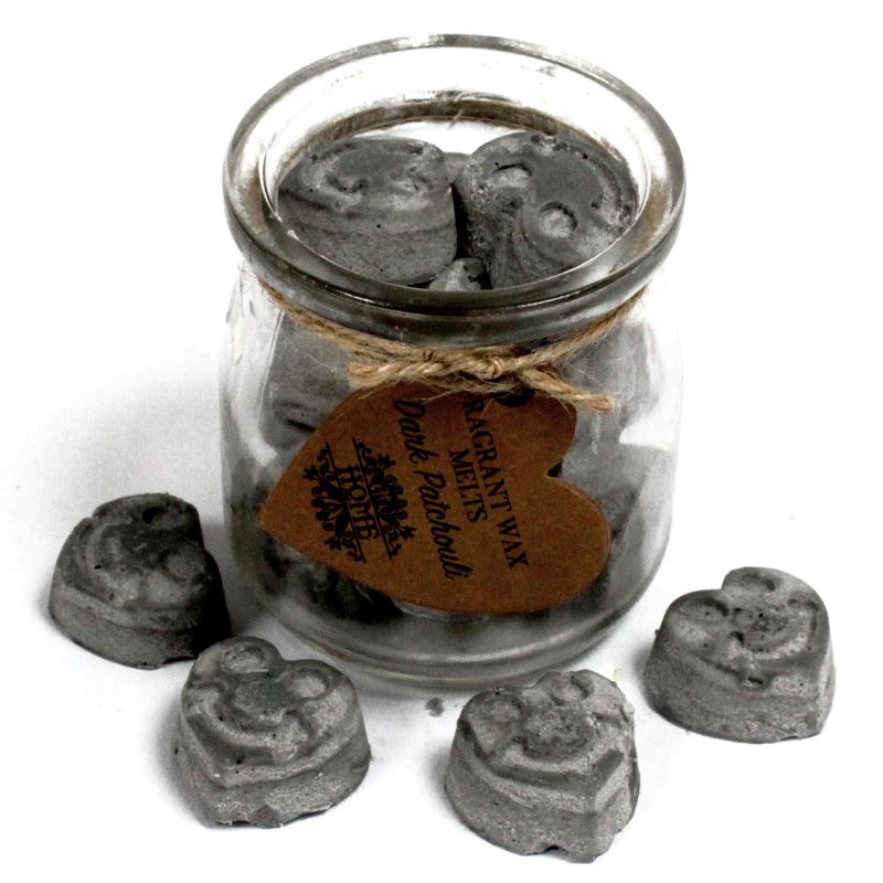 Sojawas Melts in Glazen Pot - Donker Patchouli