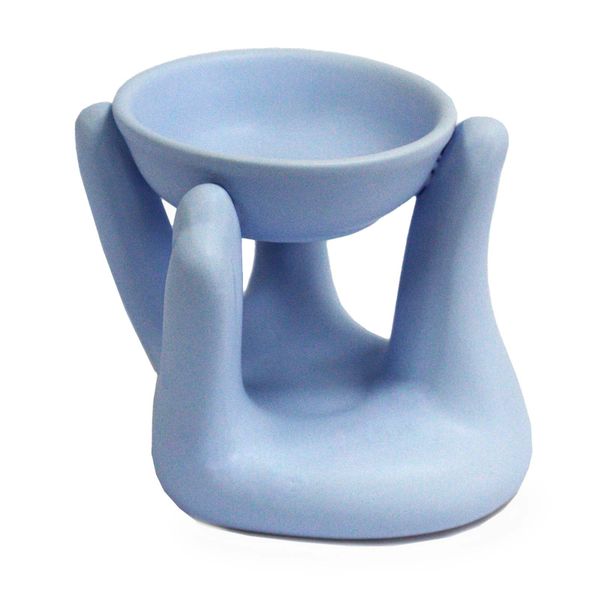 Open Handen Olie Brander - Blauw
