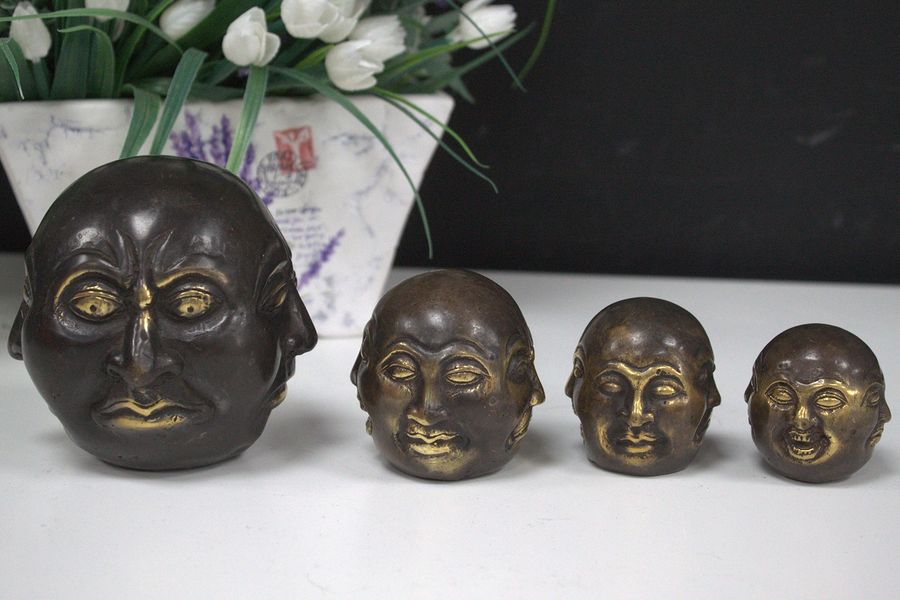 Fengshui - Boeddha Vier Gezichten - 10cm