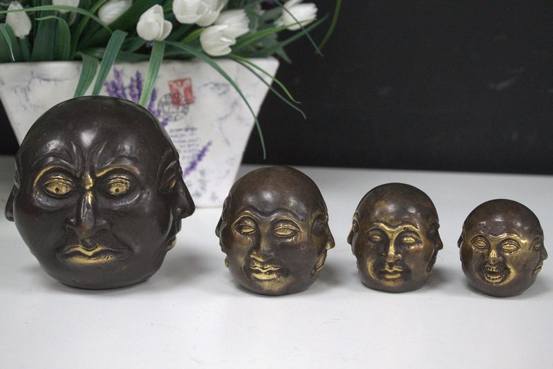 Fengshui - Boeddha Vier Gezichten - 5cm