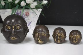 Fengshui - Boeddha Vier Gezichten - 6cm