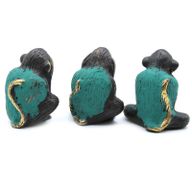 Aapjes - See No, Hear No, Speak No Evil - Set van 3