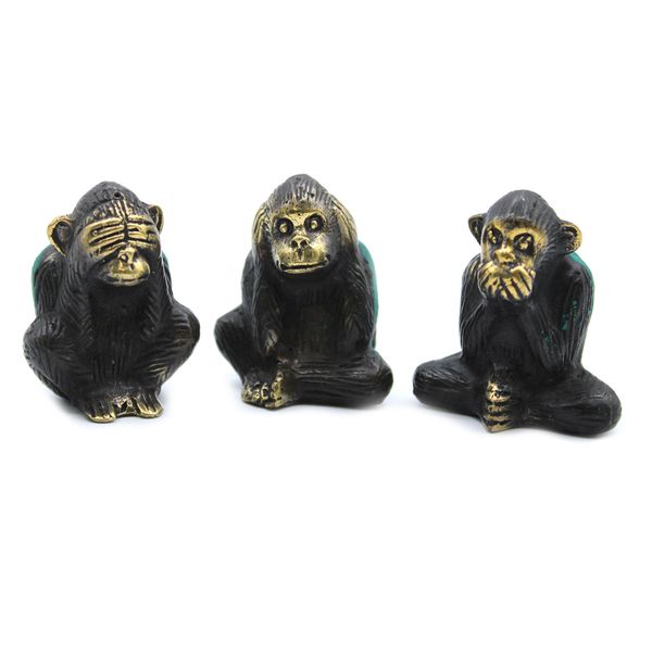 Aapjes - See No, Hear No, Speak No Evil - Set van 3