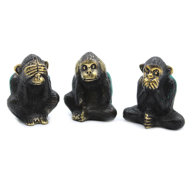 Aapjes - See No, Hear No, Speak No Evil - Set van 3
