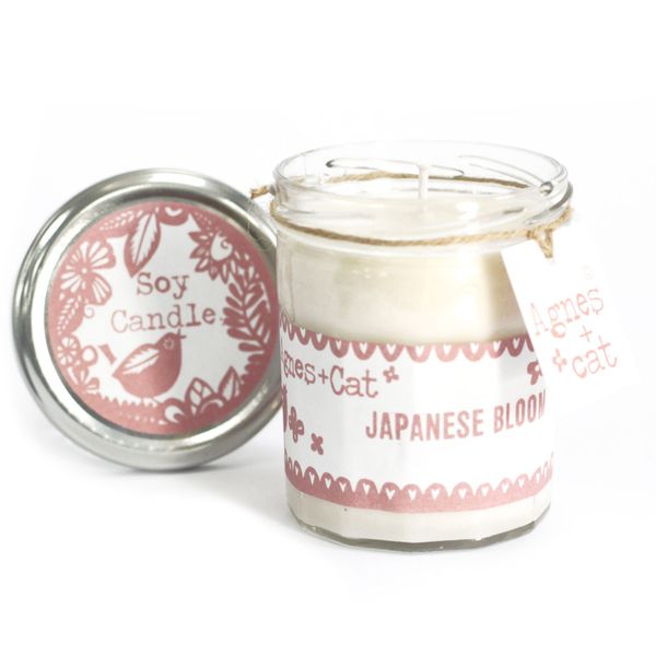 220g Sojawas Kaars in Jampot  - Japanese Bloom