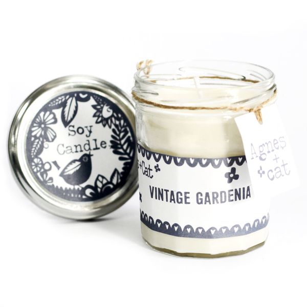 Jampot-kaars - Vintage Gardenia