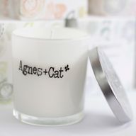 200g Sojawas Geurkaars in Geschenkdoos - Rabarber