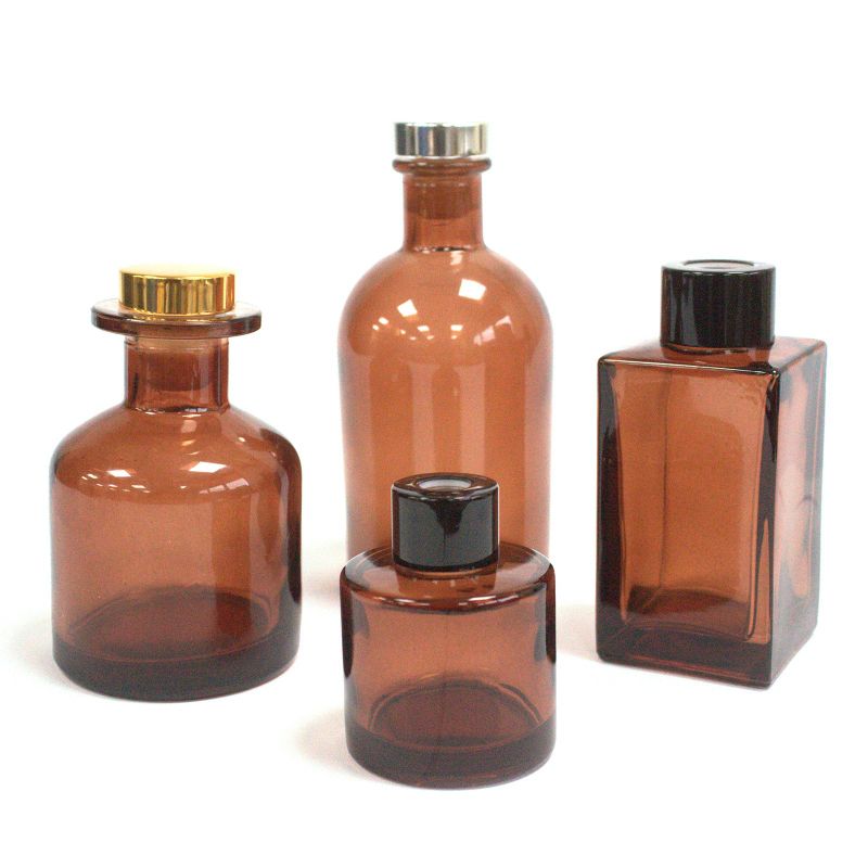 140 ml Ronde Alchemist Reed Diffuser Fles - Bruin