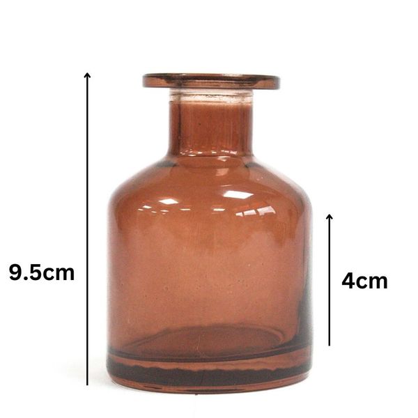 140 ml Ronde Alchemist Reed Diffuser Fles - Bruin