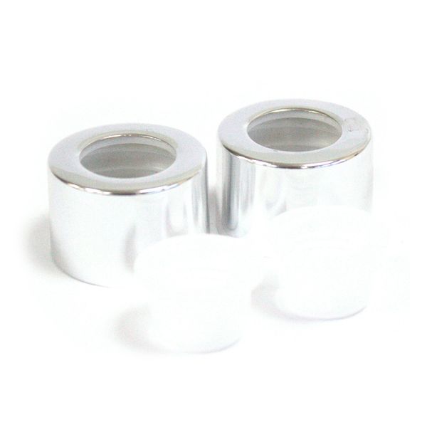Silver Bottle Screw Cap and Lid – 22 mm Internal Thread, 12 mm Inner Seal