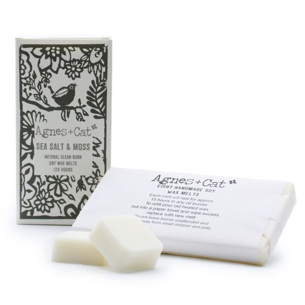 Doos met 8 Waxmelts- Zeezout + Mos