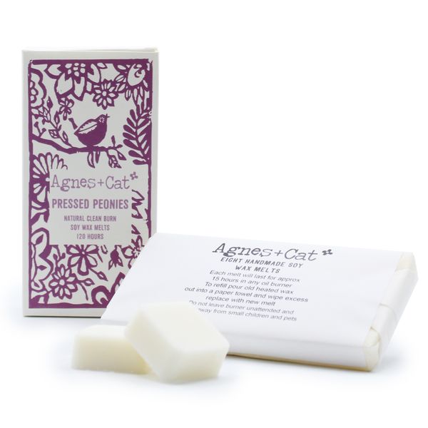 Doos met 8 Waxmelts- Geperste Pioen