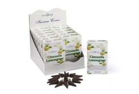Stamford Premium Wierook Kegels - Citronella & Citroengras