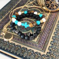 Edelsteen Armband - Hamsa - Zwart Agaat
