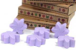 Doos met 6 Sojawas Melts - Lavendelveld