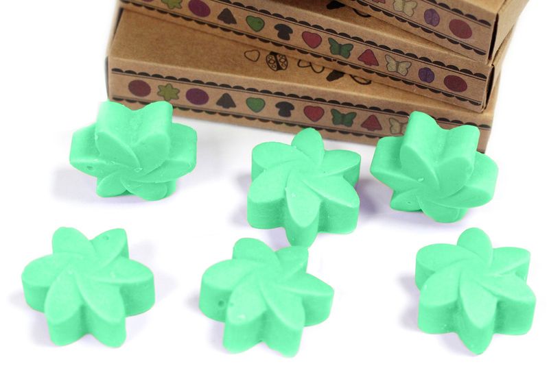 Doos met 6 Sojawas Melts - Verborgen Tuin