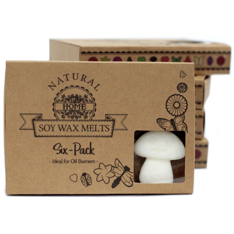 Doos met 6 Sojawas Melts - Witte Muskus