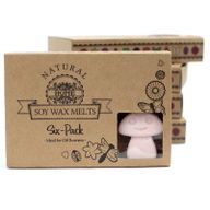 Doos met 6 Sojawas Melts - Donker Sandelhout
