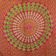 Mandala Sarongs - Robijnrood