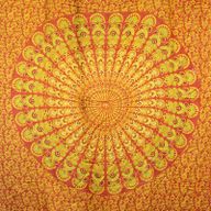 Mandala Sarongs - Limoen met Oranje