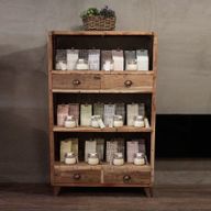 Planken Display Kast - Gerecycled Hardhout - 100 x 40 x 160cm