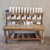 A&C Standaard Tafel met Bovenblad - Gerecycled Hardhout - 2.2m