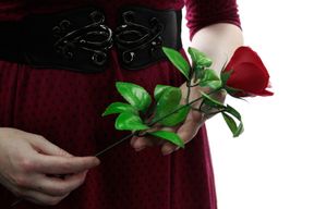 Ambachtelijke Zeep Bloem - Medium Roos - Wit