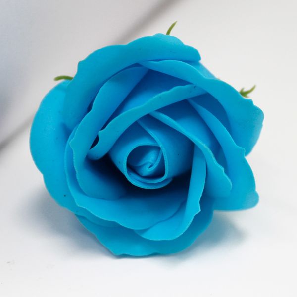 Ambachtelijke Zeep Bloem - Medium Roos - Hemels Blauw