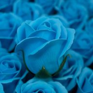 Ambachtelijke Zeep Bloem - Medium Roos - Hemels Blauw