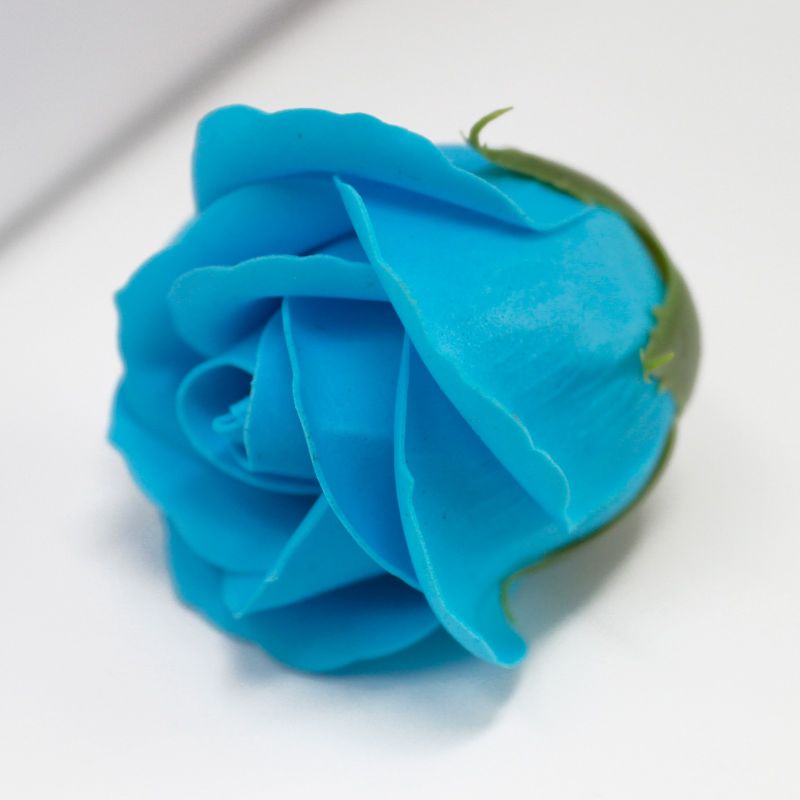 Ambachtelijke Zeep Bloem - Medium Roos - Hemels Blauw