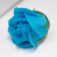 Ambachtelijke Zeep Bloem - Medium Roos - Hemels Blauw
