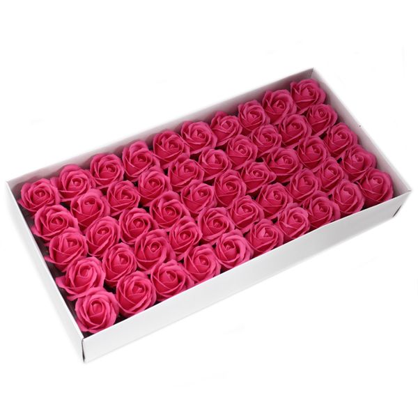 Ambachtelijke Zeep Bloem - Medium Roos - Licht Rood